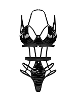 Dámske sexy body Keira Lise teddy black - Obsessive