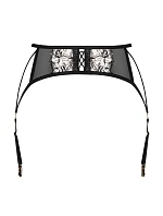 Svůdný podvazkový pás Vila Blanes Garter Belt černý - Obsessive