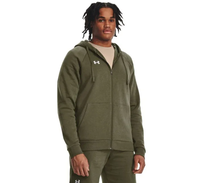 Under Armour Rival Fleece FZ Hoodie M 1379767 390 pánske