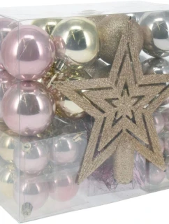 54-DIELNA SADA NA ZDOBENIE OZDÔB ŠAMPANSKÁ RUŽOVÁ