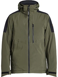 Tenson Core Ski Jacket Men Pánska lyžiarska bunda s kapucňou 84.7086 olivová
