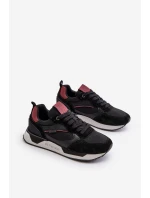 Sneakersy Męskie Memory Foam System Big Star NN174350 Czarne