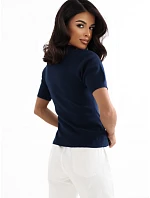 Sweter PM SW model 22334164 granatowy - FPrice Sweter PM SW model 22334164 granatowy - FPrice