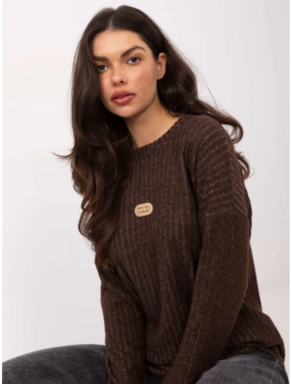 Sweter RV SW model 21789007 brązowy - FPrice