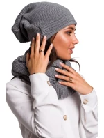 BK044 Slouchy čiapka - sivá