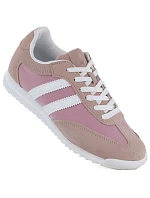 Dámské kožené sportovní polobotky růžové model 22116002 - McArthur