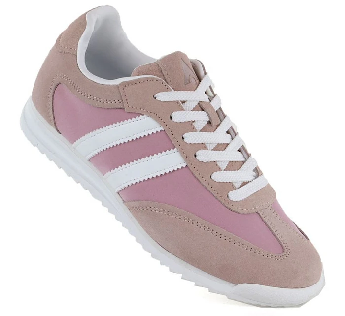 Dámské kožené sportovní polobotky růžové model 22116002 - McArthur