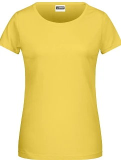 8007 Dámské tričko z bio bavlny model 22415439 yellow - Daiber