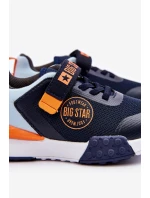 Niskie Dziecięce Buty Sportowe Memory Foam System Big Star LL374215 Granatowe Niskie Dziecięce Buty Sportowe Memory Foam System Big Star LL374215 Granatowe