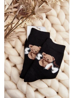 Teplé Bavlněné Ponožky S model 21644991 Černé - Aura.via
