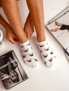 Dámské Bavlněné Ponožky S model 21680000 Bílá - Milena
