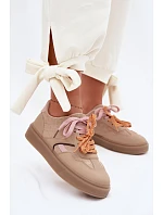 Dámské Tenisky S Světle Hnědé model 22095307 - Boto Dámské Tenisky S Světle Hnědé model 22095307 - Boto