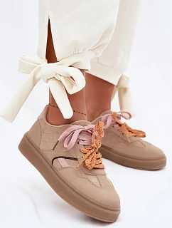 Dámské Tenisky S  Světle Hnědé model 22095307 - Boto