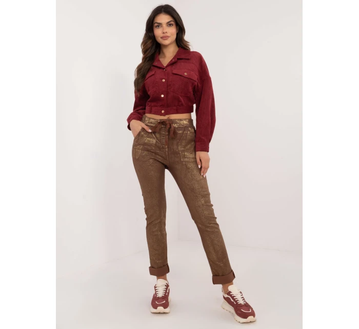 Nohavice DHJ SP 21258.32 hnedé Nohavice DHJ SP 21258.32 hnedé