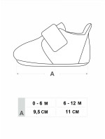 Yoclub Dievčenské topánky na suchý zips OBO-0186G-6500 Grey