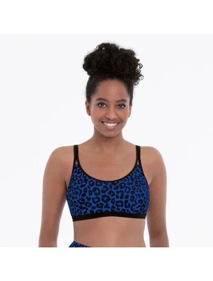 Dámsky Style Alia Top horný diel plaviek 6541-1 389 Kráľovská modrá s čiernou - Anita