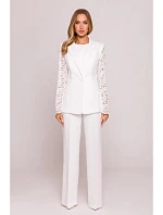 Dámska bunda M865 ecru - Moe