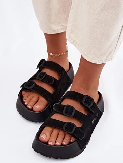 Žabky na platforme model 226347 Krok vo veľkom štýle