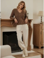 dámský svetr béžový Dstreet model 21982708 - FashionStreet