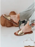 Dámské žabky se srdcem gold Dstreet model 21971170 - FashionStreet