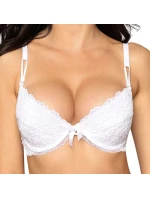 Dámska podprsenka Carmen white - PINK