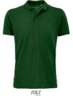 SOL'S Planet Men Pánske polo tričko z bio bavlny 25.3566 fľaškovozelená