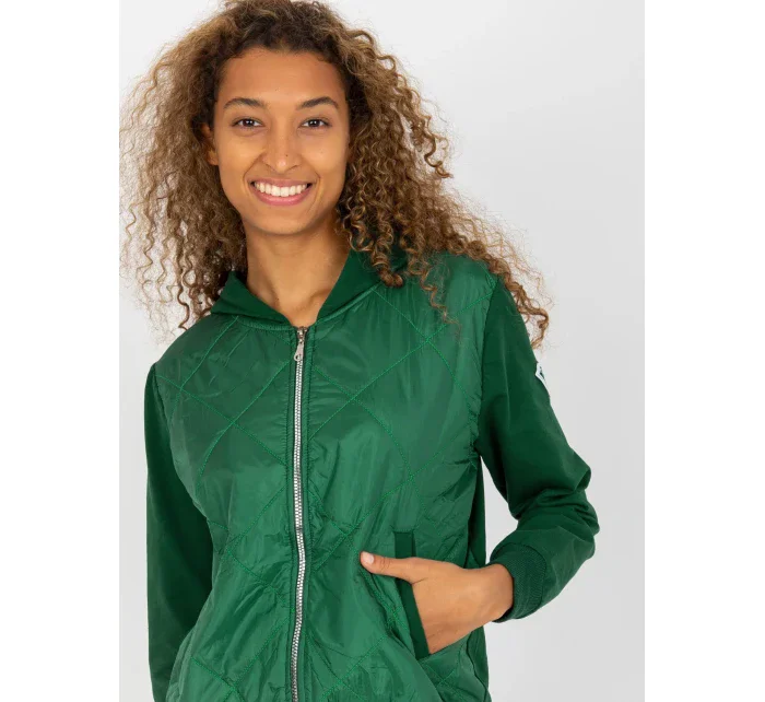 Dámska mikina RV BL 8226.11X tmavo zelená