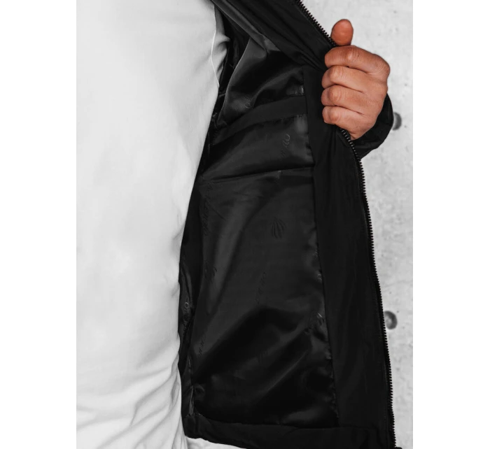 Pánská prošívaná zimní bunda černá Dstreet model 21972147 - FashionStreet