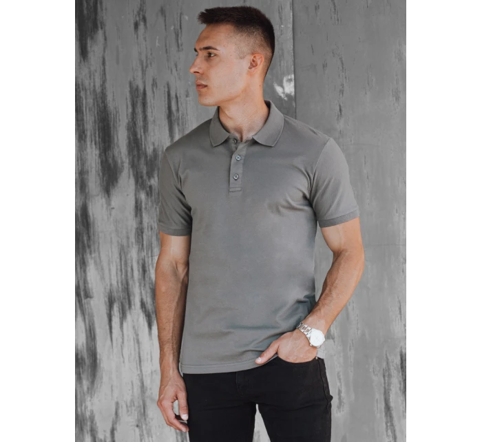 Pánská grafitová polokošile Dstreet model 21977416 - FashionStreet