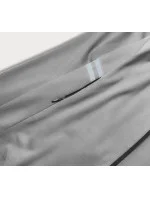 Šedá dámska mikina so stojačikom (20319) Šedá dámska mikina so stojačikom (20319)