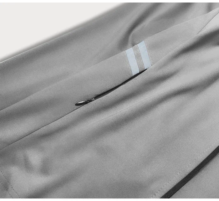 Šedá dámska mikina so stojačikom (20319) Šedá dámska mikina so stojačikom (20319)