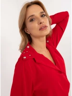 Košeľa DHJ KS 15260.96 červená