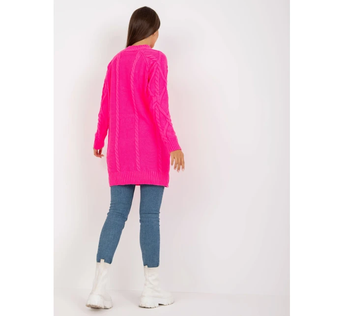 Sweter LC SW model 21110882 fluo różowy - FPrice