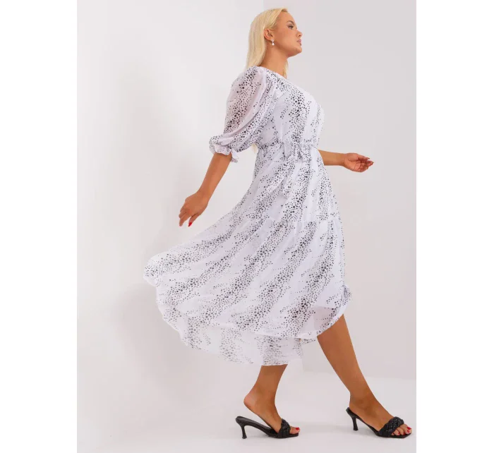 LK SK 509344 šaty.37 biele a čierne LK SK 509344 šaty.37 biele a čierne