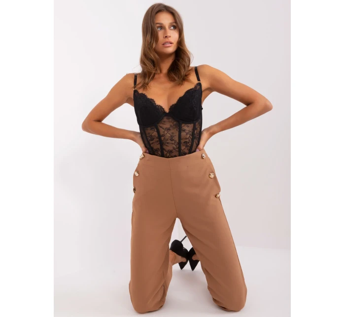 TW SP OB055 nohavice.45 svetlohnedá