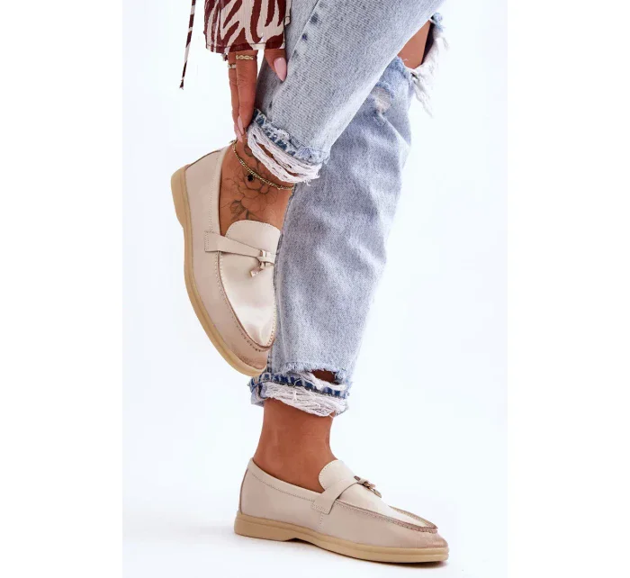 Dámské Klasické Mokasíny Bežové Cortez Dámské Klasické Mokasíny Bežové Cortez