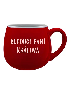 Personalizovaný keramický bacuľatý hrnček – budúca pani