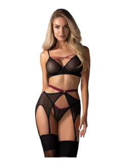 Dámský sexy set  Set černý  model 22022609 - Obsessive