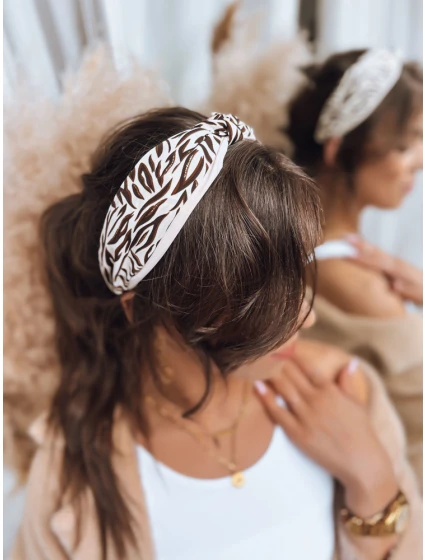 Světle béžová dámská čelenka WILD Dstreet model 21969247 - FashionStreet