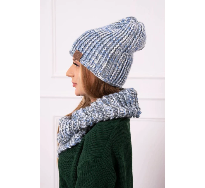 Dámská fleecová souprava tmavě šedá model 18751091 - K-Fashion Dámská fleecová souprava tmavě šedá model 18751091 - K-Fashion