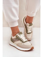 Dámské Sportovní Boty S Na Platformě Zelené model 21689026 - Boto