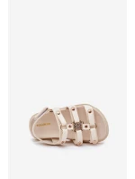 Dětské Sandály Se Zlatým Detalem Béžové model 21701140 - Boto