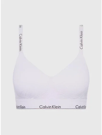 Dámska podprsenka LGHTLY LINED BRALETTE 000QF7797E LL0 lila - Calvin Klein
