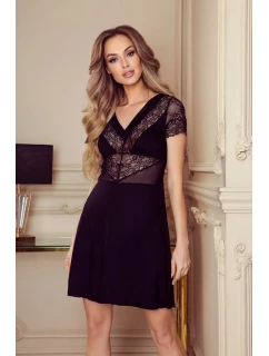 Dámska nočná košeľa Bonita Black - Eldar