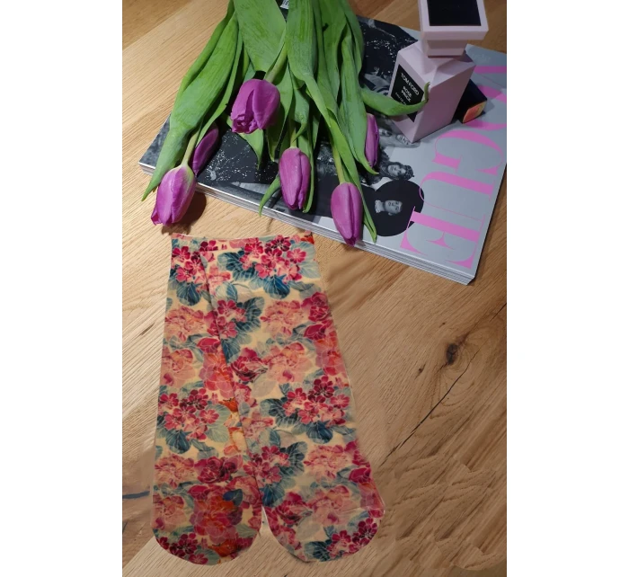 Dámske vzorované ponožky Magnetism lycra 20 den