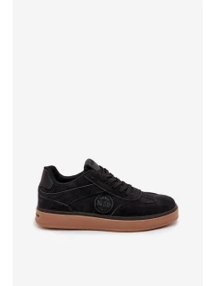 Sneakersy Męskie Niskie Big Star SS174019 HI-POLY SYSTEM Czarne