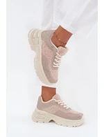 Sneakersy Damskie Z Cyrkoniami I Futerkiem Typu Baranek Jasnobeżowe Zarika Sneakersy Damskie Z Cyrkoniami I Futerkiem Typu Baranek Jasnobeżowe Zarika