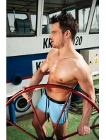 Plavky Verso Mare v modrej a tmavomodrej farbe - Alpha Male