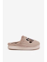 Dámske kožušinové papuče so srdcom - béžové Amandra Dámske kožušinové papuče so srdcom - béžové Amandra