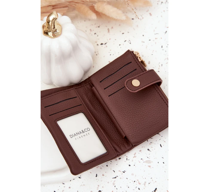 Dámska peňaženka z ekokože Ilissea - čokoládová